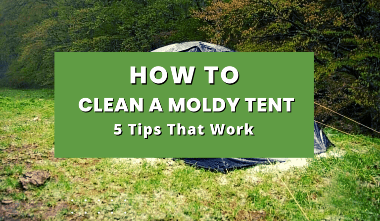 How to Clean a Moldy Tent