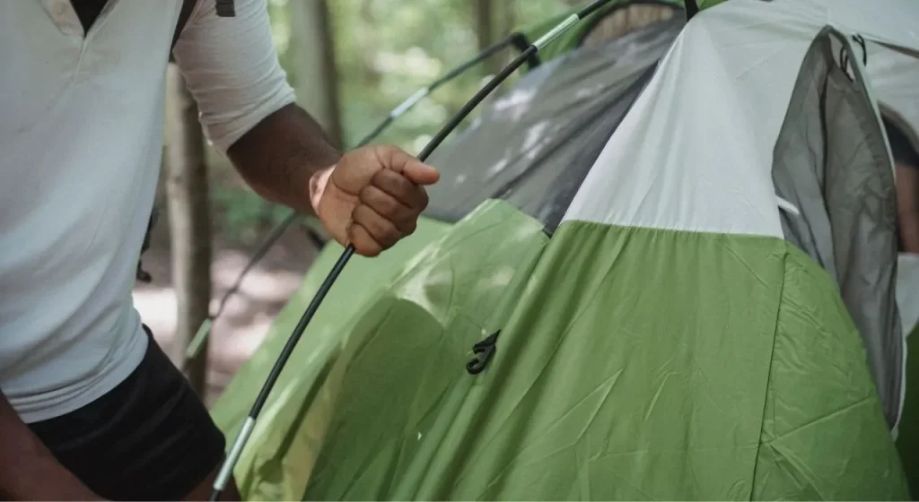 tips for camping in the wind