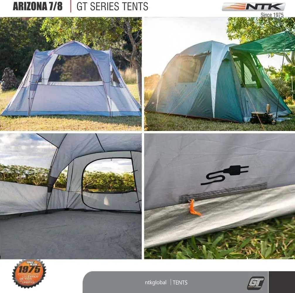 NTK Arizona GT 7-8 Person Tent for Camping