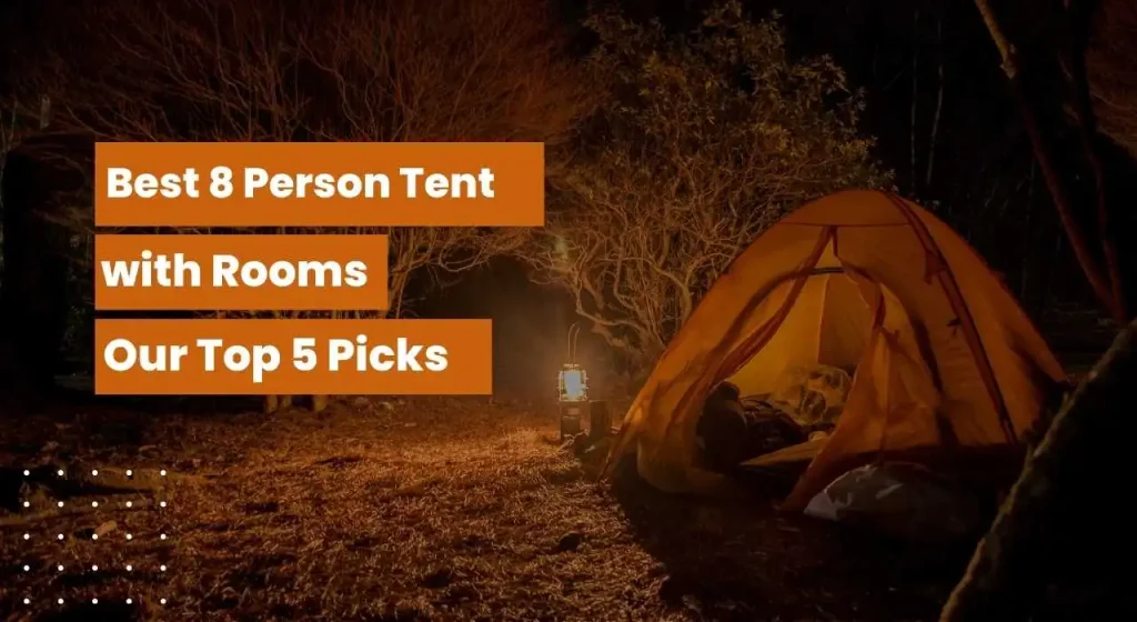 Tent with Multiple Rooms for 8 People!