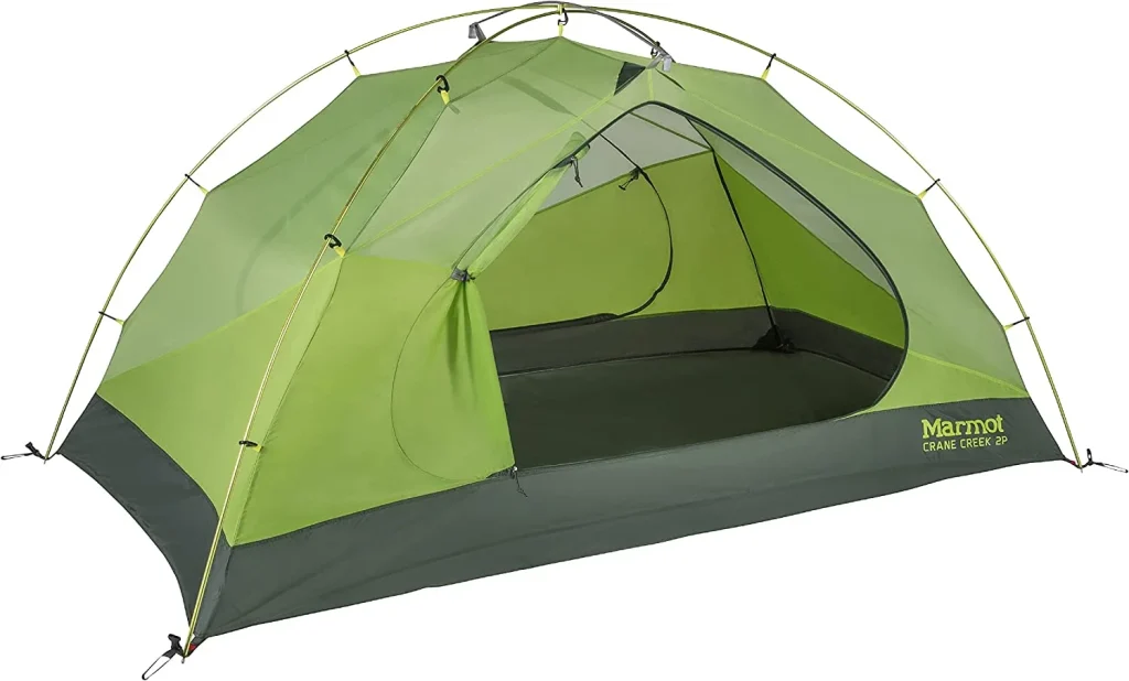 The Marmot Crane Creek is a luxurious 2-person tent that offers great value for its price