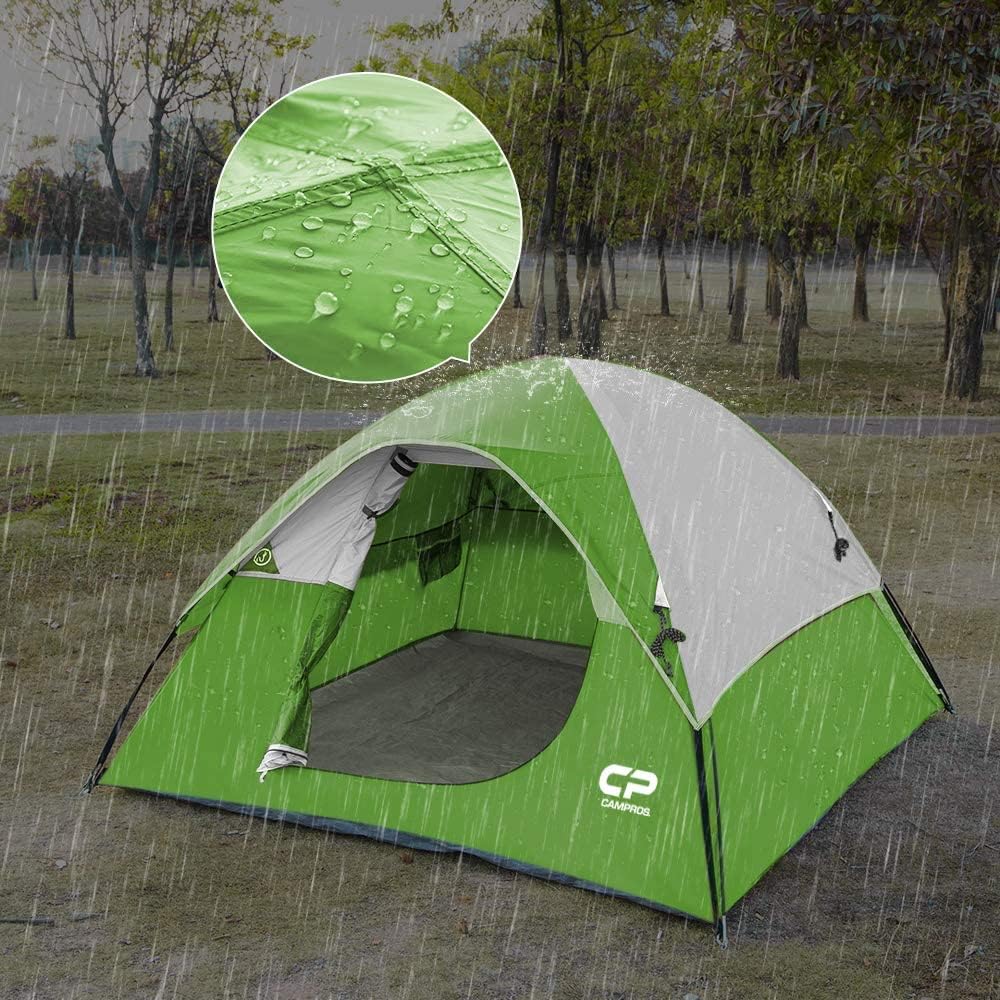 CAMPROS CP 3-4 Person Tent Design and Weather Resistance