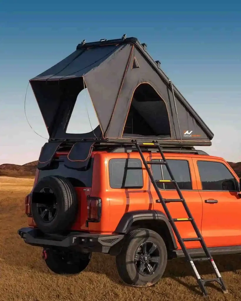 Meet the BAMACAR Naturnest Rooftop Tent – the perfect pop-up hardshell rooftop tent for camping and hiking enthusiasts